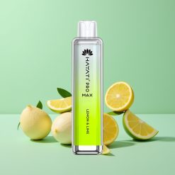 Hayati Pro Max 4000 Puffs Disposable Vape Citrina ir Žalioji Rykšte su 1400mAh, 2ml/10ml
