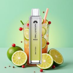 Hayati Pro Max 4000 Puffs Disposable Vape Kolos Citrinos, 2%/5%, 1400mAh, 2ml+10ml