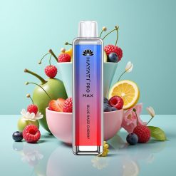 Hayati Pro Max 4000 Puffs Disposable Vape Mėlynųjų Serbentų Vyšnių, 2ml/10ml, 1400mAh