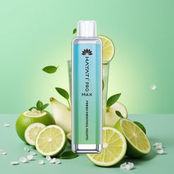 Hayati Pro Max 4000 Puffs Disposable Vape Šviežus Mėtų Mojito, 2ml/10ml, 1400mAh