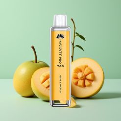 Hayati Pro Max 4000 Puffs Disposable Vape Trigubas Mango, 5% Nikotino, 1400mAh