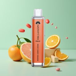 Hayati Pro Max 4000 Smūgių Disposable Vape Uoliena Saldainių Apelsinas, 1400mAh, 2ml