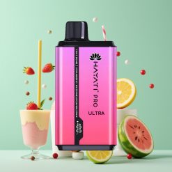 Hayati Pro Ultra 15000 Puffs Disposable Vape Vaisių Bomba Braškės Vandyns Bubblegum 850mAh 2×12ml