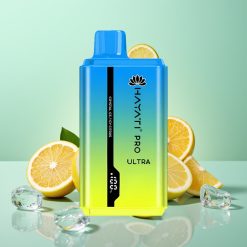 Hayati Pro Ultra 15000 Puffs Dūmai Kristalinis Ledas Aitrus Citrinų, 850mAh, 2×12ml, 2%