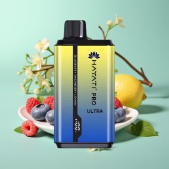 Hayati Pro Ultra 15000 Puffs Mėlynių aviečių citrina, 850mAh, 2×12ml, 2%