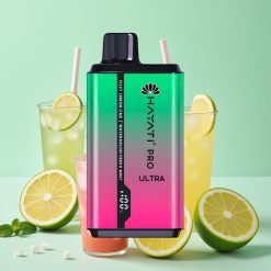 Hayati Pro Ultra 15000 Puffs Švelnus Citrinų & Arbūzų Mėtų, 2×12ml, 2% nikotino