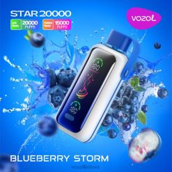 VOZOL STAR 20 000 mėlynių audra XP8H25 | Vozol Vape Kaina